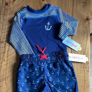 cat and jack toddler suit NWT
